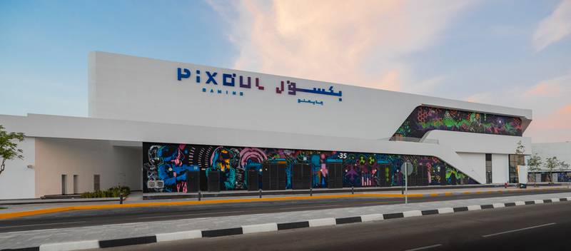 Pixoul Gaming at Al Qana, Abu Dhabi, is nearing completion. All photos: Pixoul Gaming