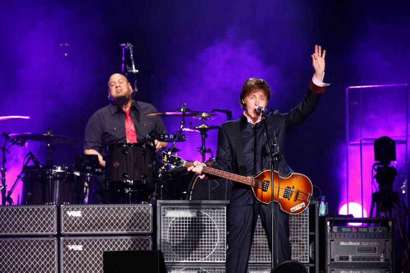 November 13. Sir Paul McCartney plays to a packed house at the Yas Arena after this years F1 final. November 13, Abu Dhabi, United Arab Emirates (Photo: Antonie Robertson/The National)
