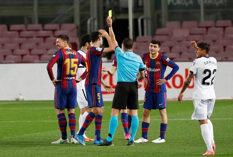 Clement Lenglet 6 - It could only get better for Lenglet after beginning the game with a yellow card and own goal that the French defender couldn’t do anything about. Unlucky not to get an assist after playing in Frenkie De Jong.  Reuters