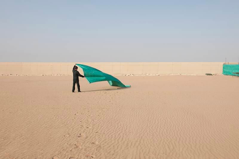 A handout photo of Tarek Al-Ghoussein (Palestine/Kuwait): Untitled 4, 2009, From the D II series, Inkjet Print (Courtesy of the Artist, The Third Line, Dubai, UAE and Taymour Grahne Gallery, New York) *** Local Caption ***  al24fe-march-admaf.jpg