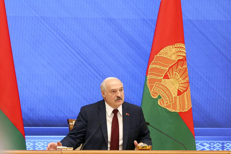 Belarusian President Alexander Lukashenko has held power since 1994. BelTA photo via AP