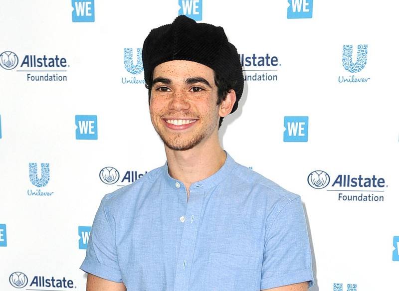 FILE - This April 25, 2019 file photo shows actor Cameron Boyce at WE Day California in Inglewood, Calif. Los Angeles coroners officials said Tuesday, July 30, 2019, that Boyce died unexpectedly from epilepsy. He was pronounced dead at his home on July 6. (Photo by Richard Shotwell/Invision/AP, File)