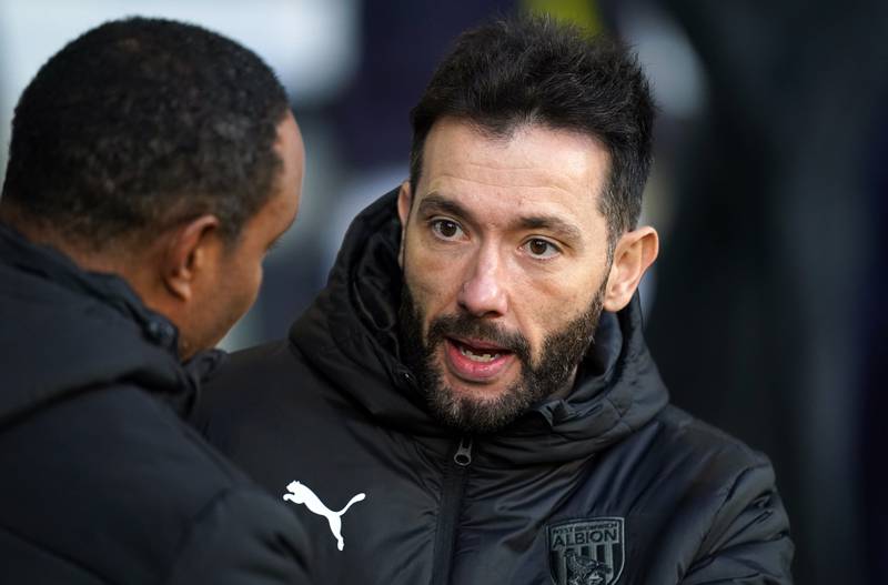 West Bromwich Albion manager Carlos Corberan has worked wonders at The Hawthorns, turning the Baggies from relegation fodder to Championship playoff contenders. PA