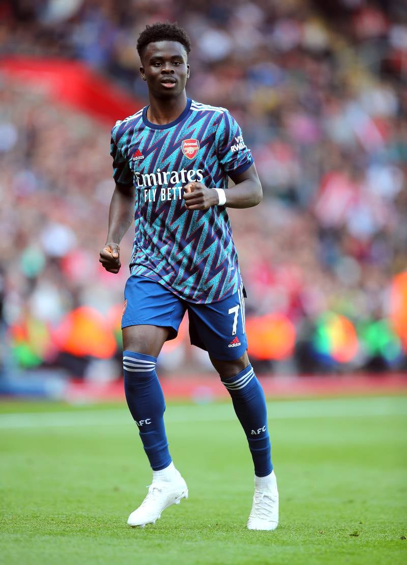 Bukayo Saka 6 – Had a glorious chance to give Arsenal the lead but his effort – with the goal at his mercy – was tipped over the bar by Forster. Was a constant danger, but couldn’t find a way past Forster.  Getty