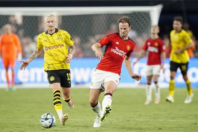 Jonny Evans 6 - On after 60 mins and couldn’t get to a ball which set up Dortmund’s third. Got forward well. Reuters