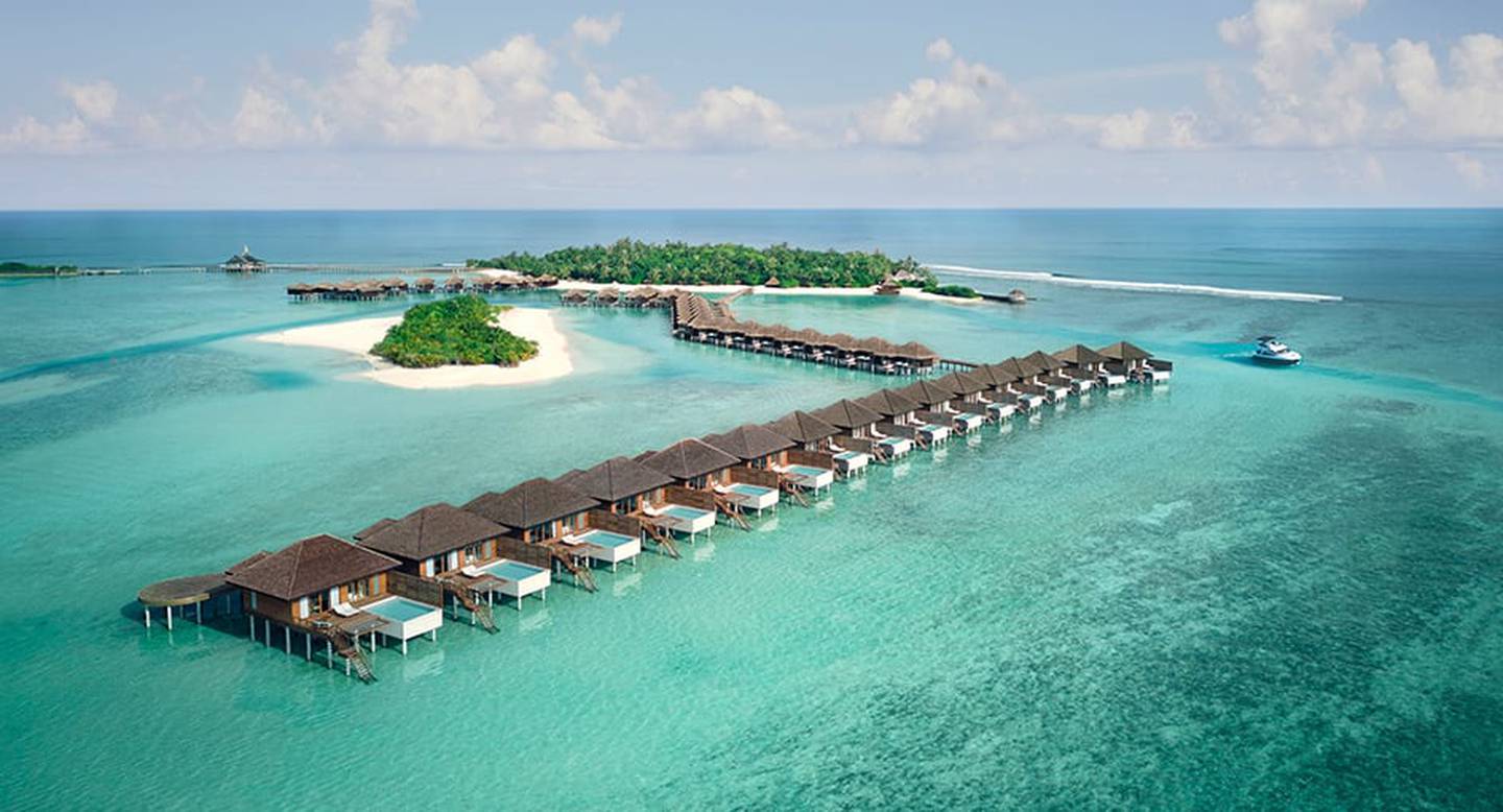 Overwater villas at the newly-renovated adults-only Anantara Veli Maldives Resort. Photo: Anantara