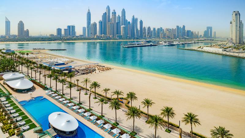 Hilton Dubai Palm Jumeirah offers stunning views of Dubai Marina and the Arabian Sea. Photos: Hilton