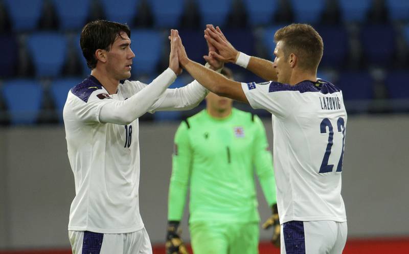 October 9, 2021. Luxembourg 0 Serbia 1 (Vlahovic 68'): Fiorentina striker Dusan Vlahovic earned Serbia a barely deserved win in a turgid game that lifted Dragan Stojkovic's team to the top of the group. Vlahovic also had a goal ruled out for offside in stoppage time. AP