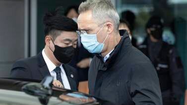 An image that illustrates this article Nato's Stoltenberg arrives in South Korea to deepen ties in Asia