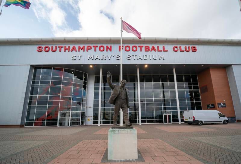 Southampton Football Club's St Mary's Stadium. Mr Sunak claims to be a big fan of his home-town team. Getty Images