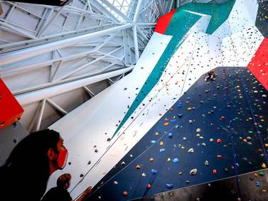 Clymb Abu Dhabi: what it's like to take on world's tallest indoor climbing wall 