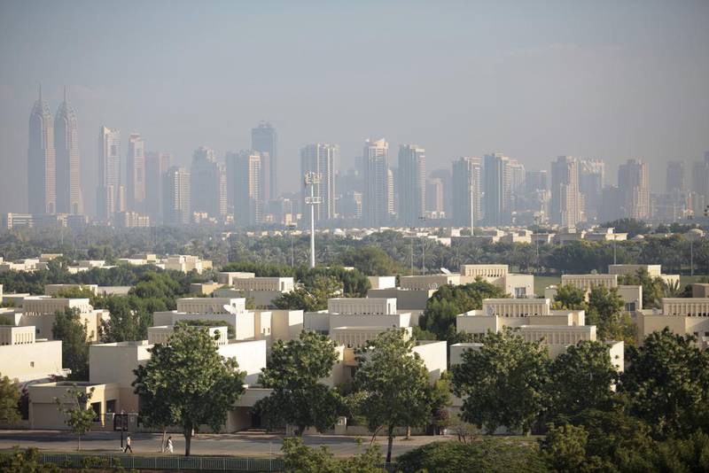 House prices in Dubai rose 22 per cent in 2013 and are likely to hit their 2008 levels this year, according to JLL data. Sarah Dea / The National