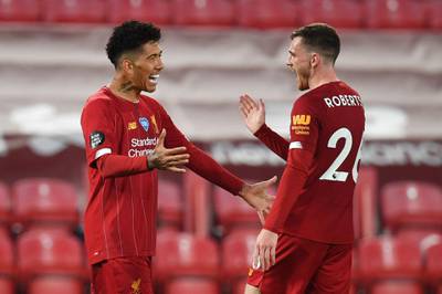 Andrew Robertson - 8: Never happier than being part of Liverpool's attacks down the left. Ran the length of the field before supplying the cross for Liverpool's fifth. Reuters