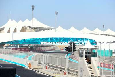 Yas Marina Circuit is ready to host the 15th Abu Dhabi Grand Prix. Khushnum Bhandari / The National