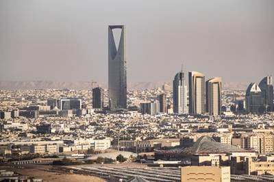 The Riyadh skyline. EPA