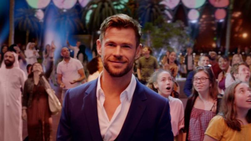 Chris Hemsworth appears in a new advert by Emirates and Expo 2020 Dubai. Photo: Emirates