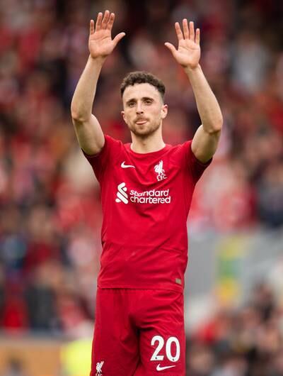 Diogo Jota - 6. There is no chance this season would have been quite as disastrous for Liverpool had they not lost such a key source of goals to two lengthy injury lay-offs. Getting him on the pitch more often next year is utterly crucial, as he proved in scoring twice on the final day. EPA