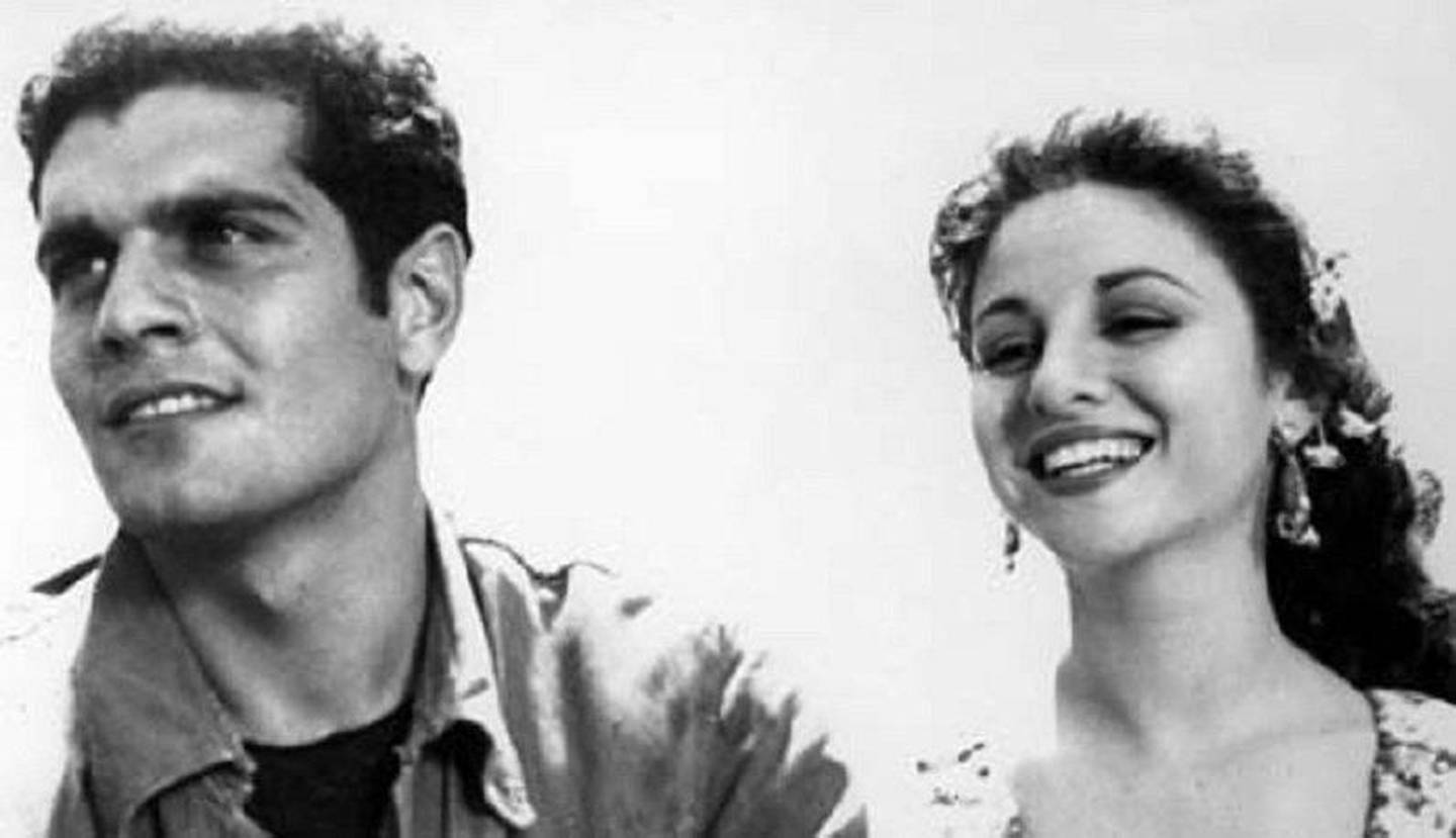 Omar Sharif and Faten Hamamah in Siraa Fil-Mina (1956). IMDb