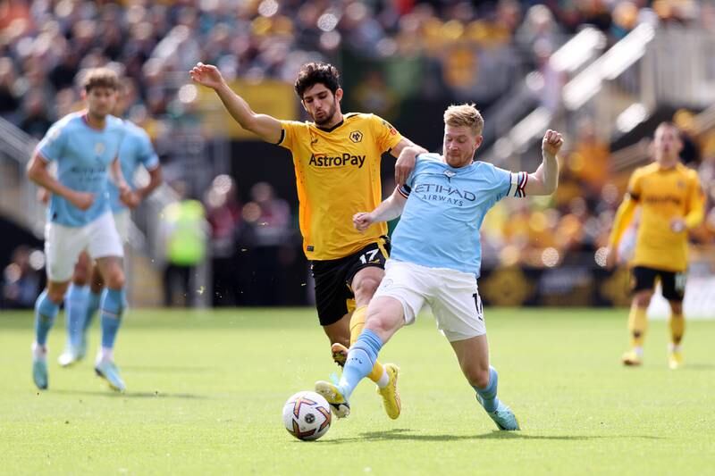 Goncalo Guedes 5 – Provided the only shot on target for his side after four minutes, but it was saved by Ederson at his near post. The winger snatched at a chance to get one back just before the hour mark and was substituted for Hee-chan ten minutes later. Getty