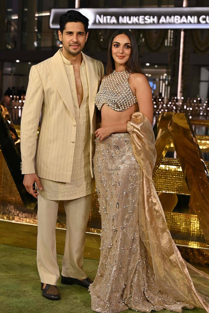 Newly weds, actor Sidharth Malhotra and actress Kiara Advani. AFP