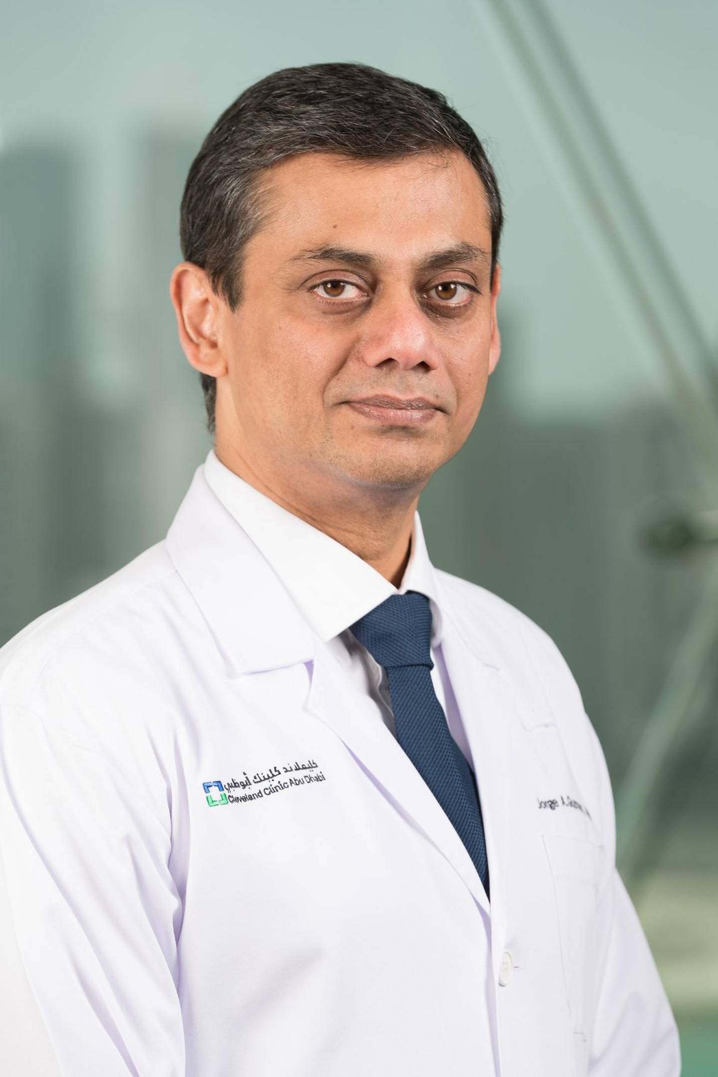 Dr Madhu Sasidhar, chief medical officer at Cleveland Clinic Abu Dhabi, believes the hospital’s new app will allow patients to access vital health services while practising physical distancing. CCAD