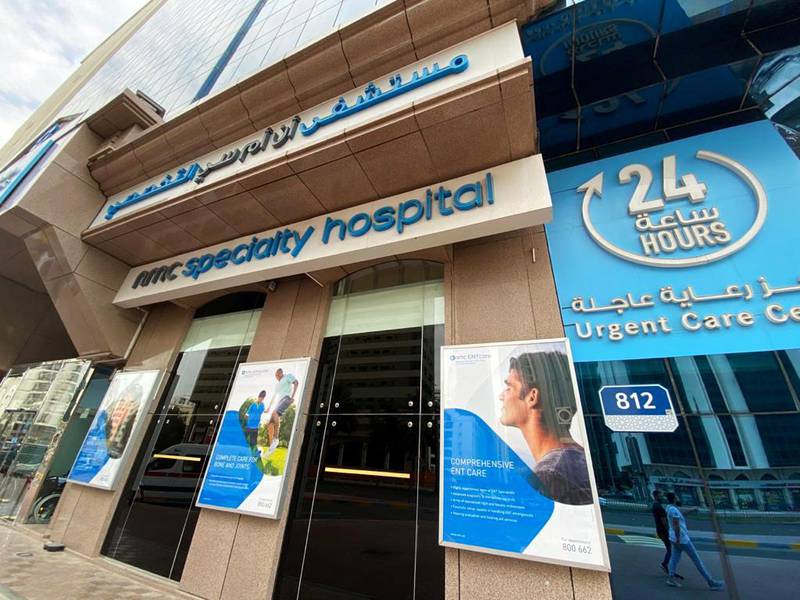 General view of NMC specialty hospital in Abu Dhabi, United Arab Emirates, February 11, 2020. REUTERS/Satish Kumar
