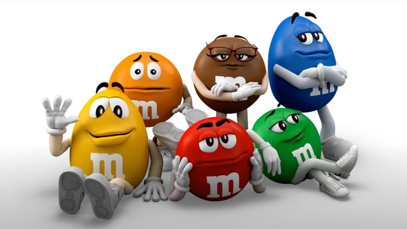 An image that illustrates this article Mars redesigns M&M's characters and unveils fund to support arts and entertainment