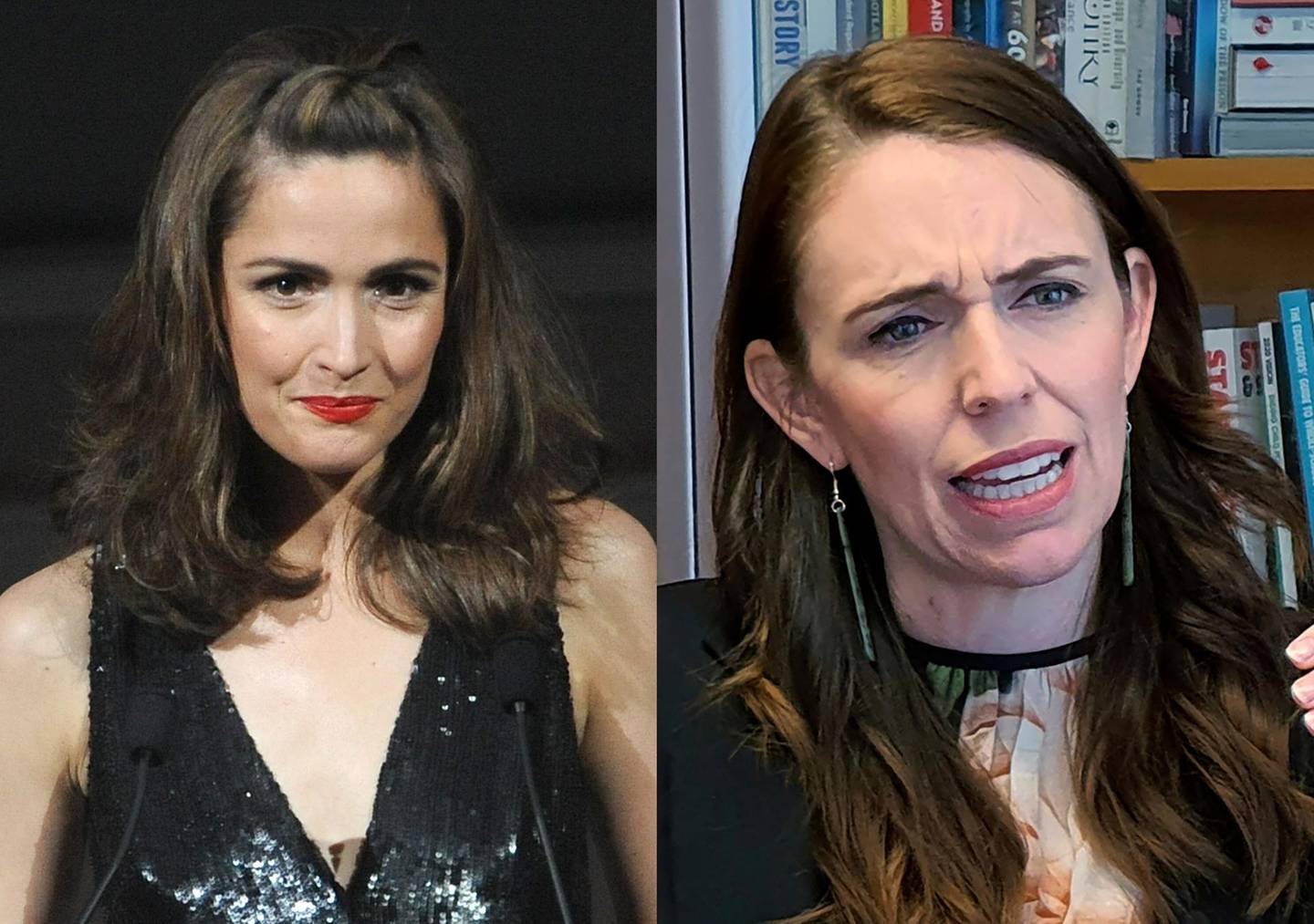 Rose Byrne, left, is set to portray New Zealand Prime Minister in 'They Are Us', a film about the response to the Christchurch mosque attacks. Reuters