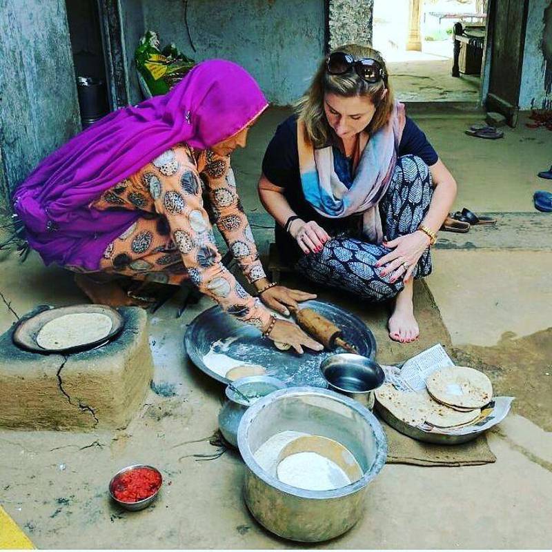 Rabari women sgare their food and culinary raditions with visitors. Courtesy Jawai Wild Camp