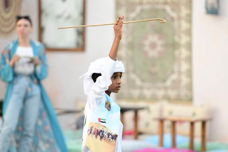 A young dancer at the event