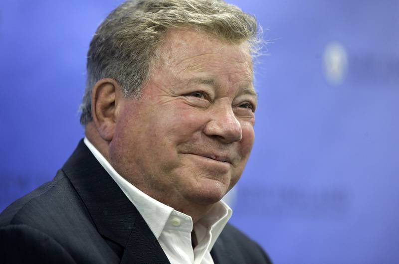 William Shatner will jet into space on October 12 aboard Blue Origin's New Shepard. AP
