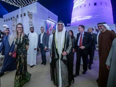 An image that illustrates this article RAK Ruler attends emirate's Fine Arts Festival launch