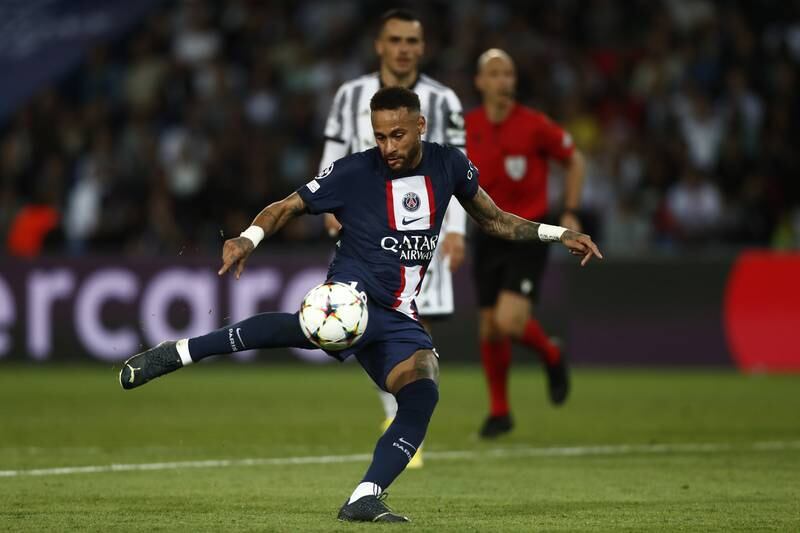 RW: Neymar (Paris Saint-Germain). The Brazilian is in sensational form, and took it into the prestigious clash with Juventus, a 2-1 win in which Neymar set up the early opening goal for Kylian Mbappe and, demonstrating his eagerness and fitness, remained incisive throughout. EPA