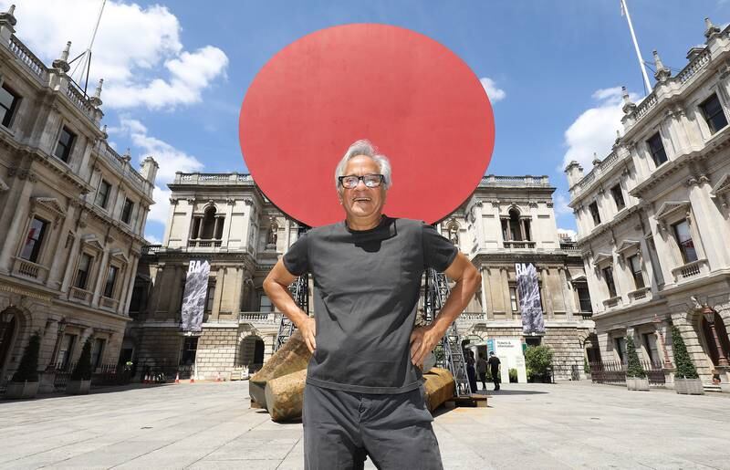 A work by Sir Anish Kapoor was reportedly included in the 'Art Wars' NFT project without his consent. Getty