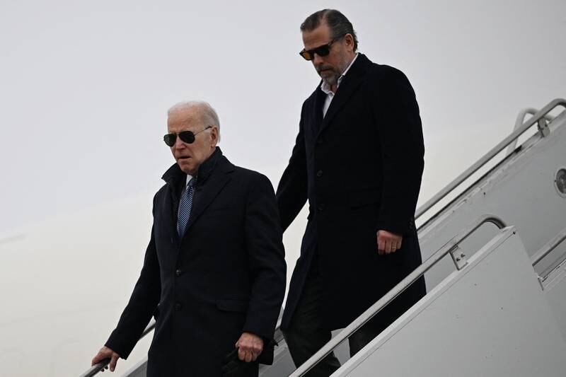 Last week, the US Justice Department named a special counsel to investigate Hunter Biden amid allegations he engaged in illicit business deals overseas. AFP