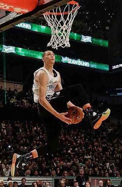 NBA All Star Saturday Night slam dunk competition, February 19