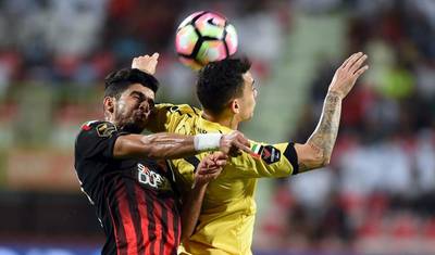 There was nothing to separate Al Ahli and Al Wasl on Thursday night. Courtesy AGL