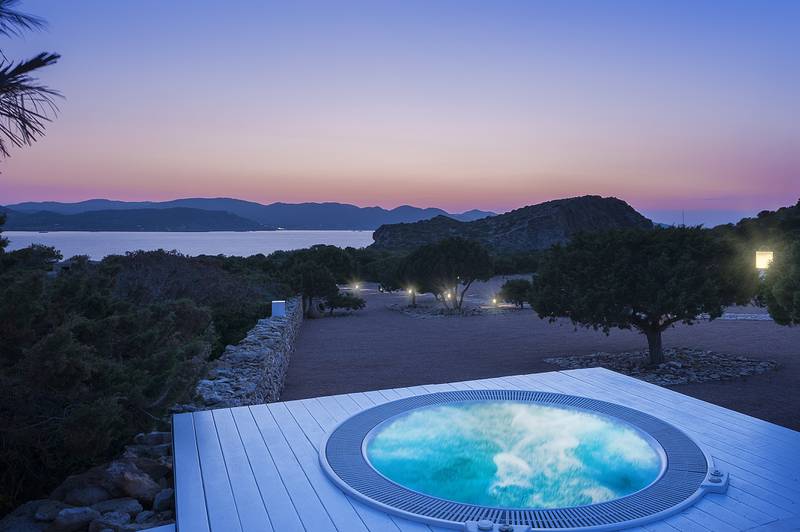 Sunsets can be enjoyed from the comfort of the Jacuzzi. Courtesy Sotheby's International Realty