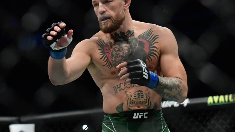 An image that illustrates this article Conor McGregor gives timeline for UFC return, talks potential opponents