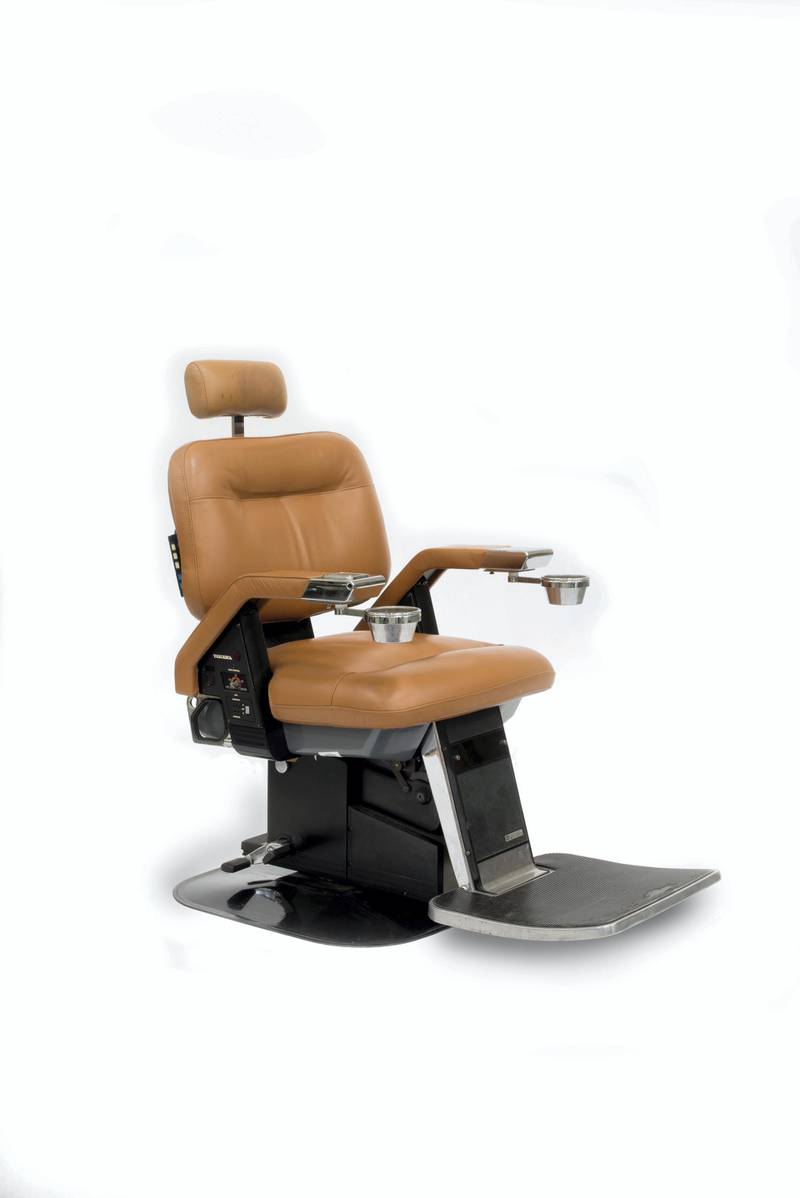 A barber chair from the hotel's beauty salon ($480-720) will also be on offer. Photo courtesy: Artcurial