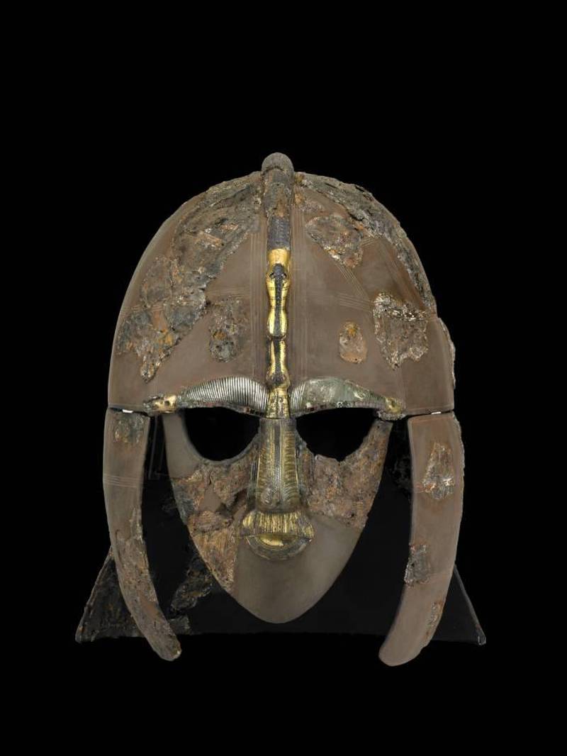 Helmet from Sutton Hoo, found during a 1939 excavation of the Sutton Hoo ship-burial.