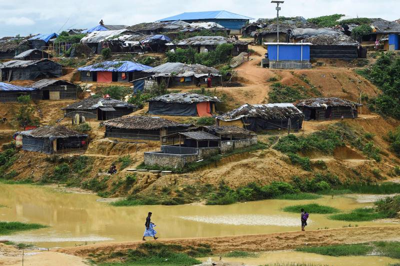 Rohingya refugees in Kutupalong refugee camp, Bangladesh. AFP