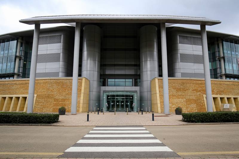 The woman was sitting in a car in the leisure centre car park at the time of the attack, and managed to get out of the car to find help. PA