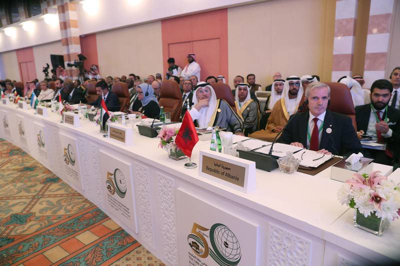 Foreign ministers met in Jeddah ahead of a series of summits in Makkah.  AFP