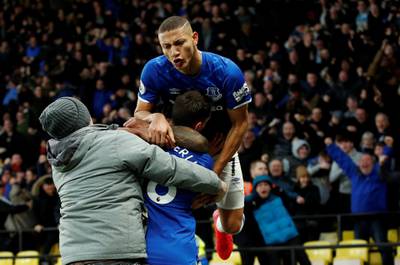 Richarlison - £90,000 a week could fall to £45,000. Reuters