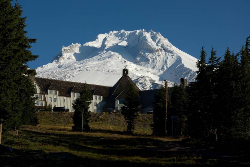 Timberline Lodge View in the Summer