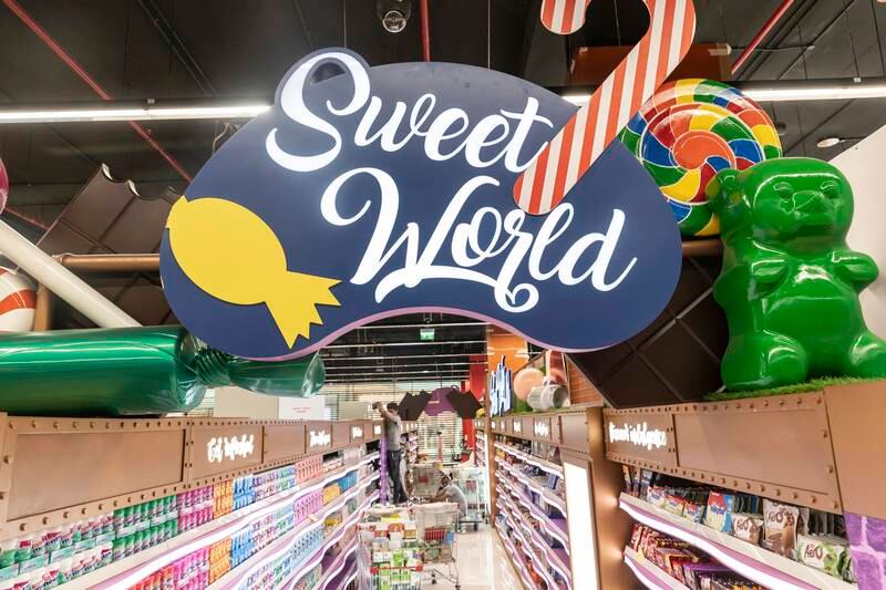 Children and those with a sweet tooth are bound to love the large sweets section.