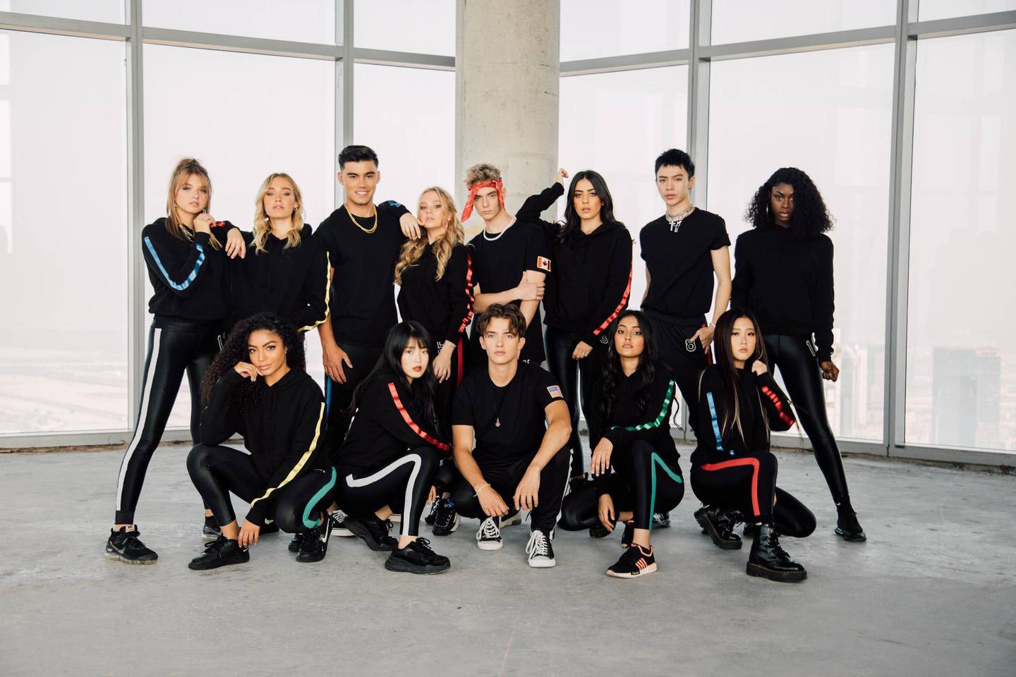 Global pop group Now United, formed by Simon Fuller. Courtesy XIX Entertainment