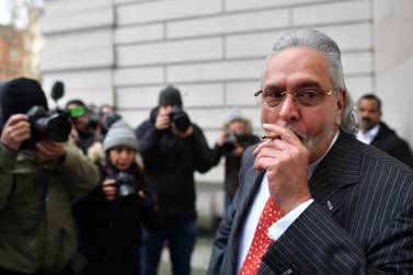 Vijay Mallya, an Indian business tycoon who owned a Formula One team, is accused of fraud. AFP / Ben STANSALL