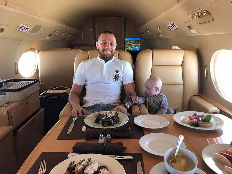 Conor McGregor enjoys all the trappings.  Instagram / @thenotoriusmma
